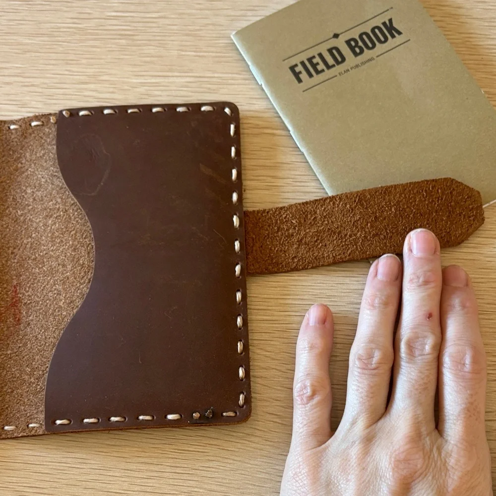 Field Book Elan Publishing Notebook and Leather Passport Wallet‎ with Card Slots